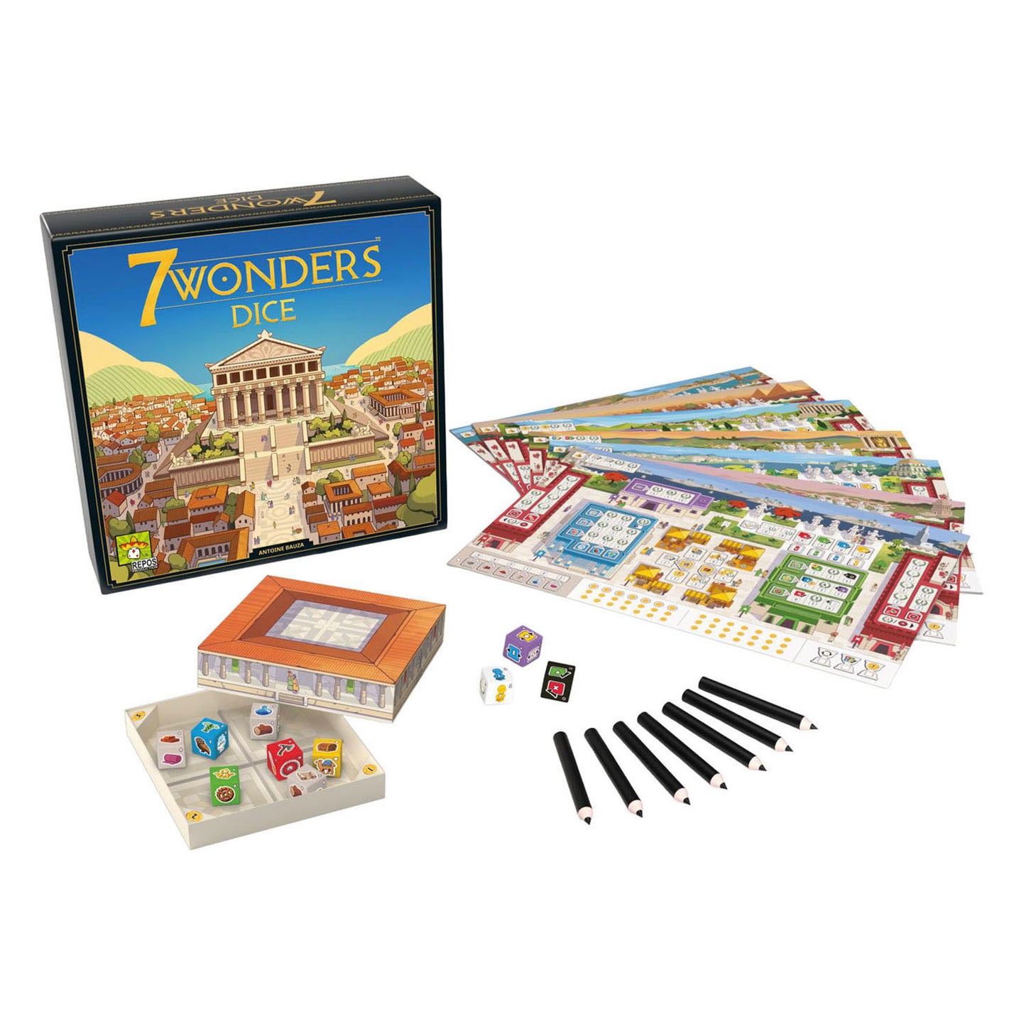Repos Production 7 Wonders Würfelspiel