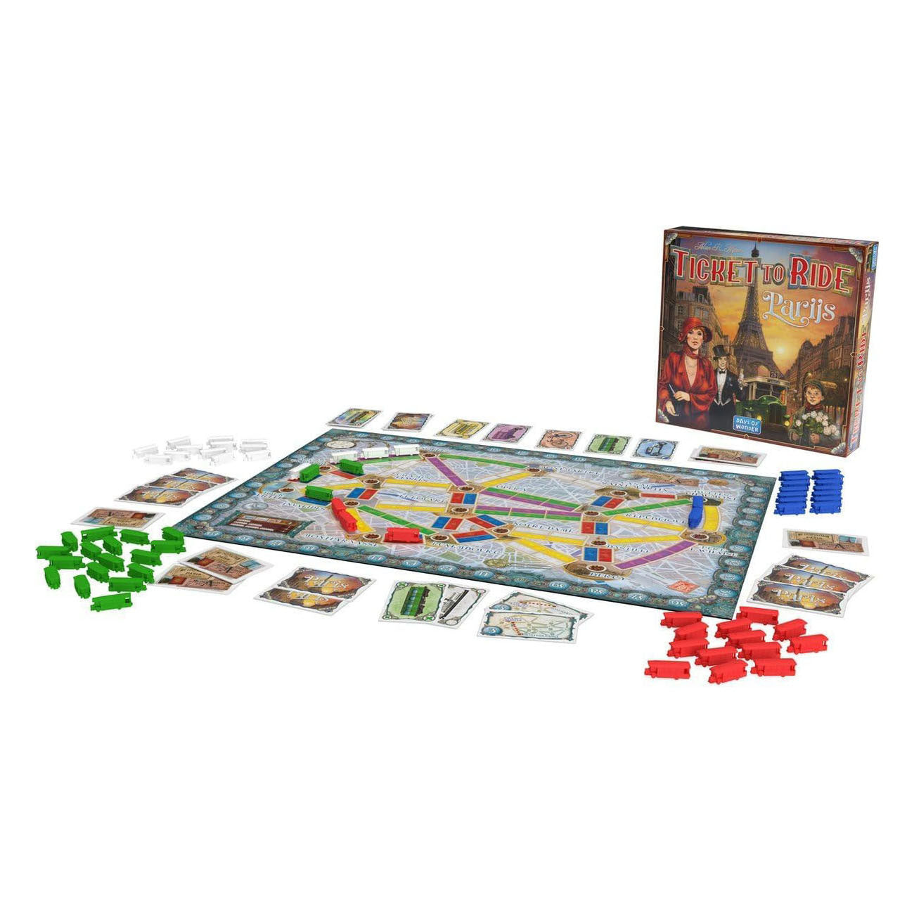 Spielkarte, um Paris zu fahren