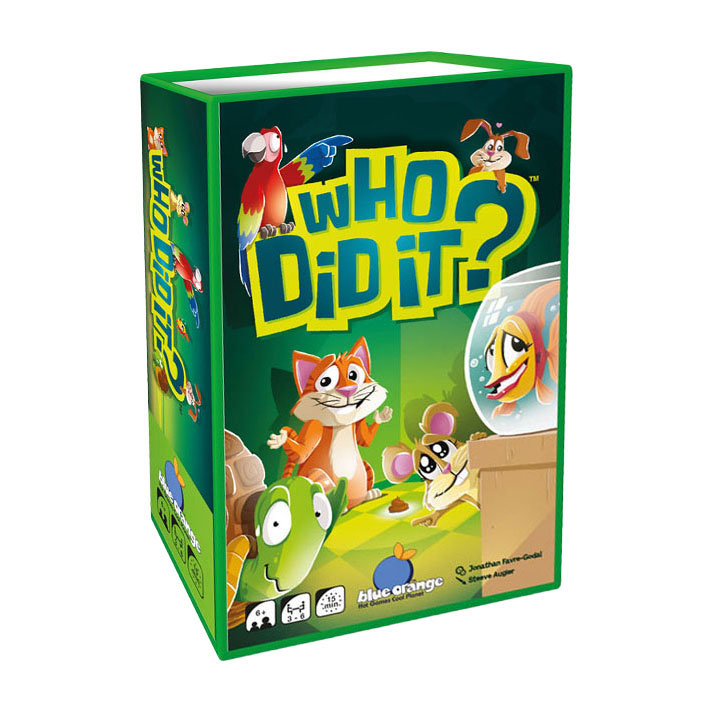 Geronimo-Spiele, blau-orangefarbenes Kartenspiel, wer hat es gemacht?