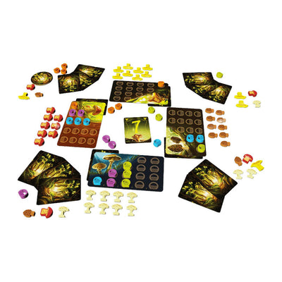 Geronimo Spiele Blau Orange Brettspiel Wonder Woods