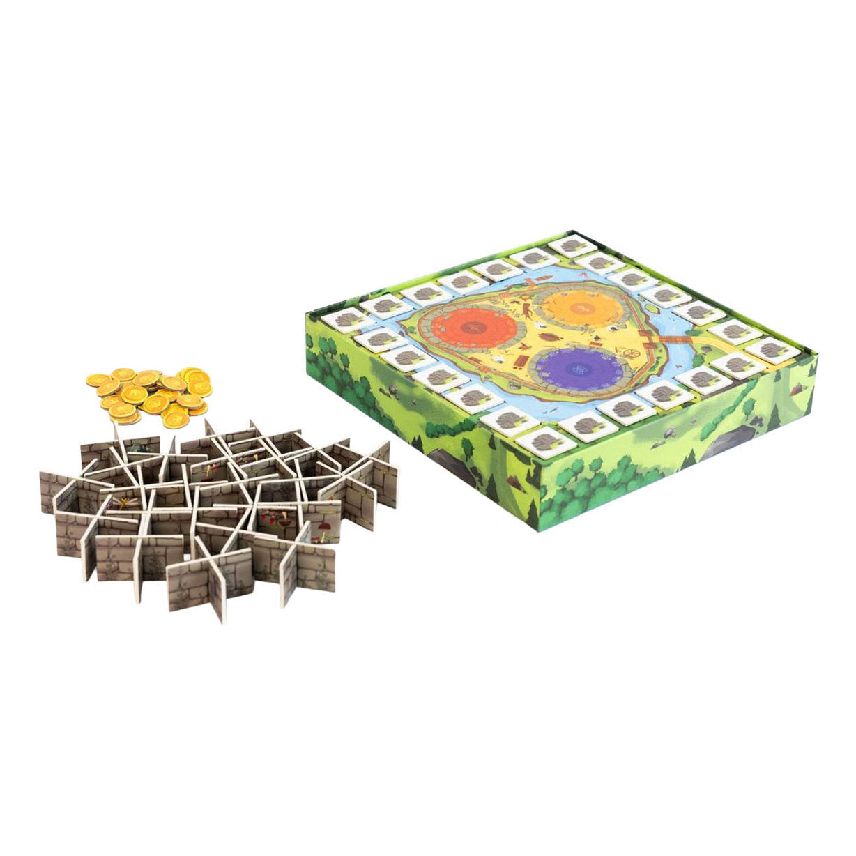 Geronimo Games Kiwizou Brettspiel Castle Boom