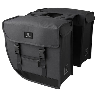 Fastrider Bodyl Hybrid Doppel-Fahrradtasche Basics Mittelgrau – 20112100-007