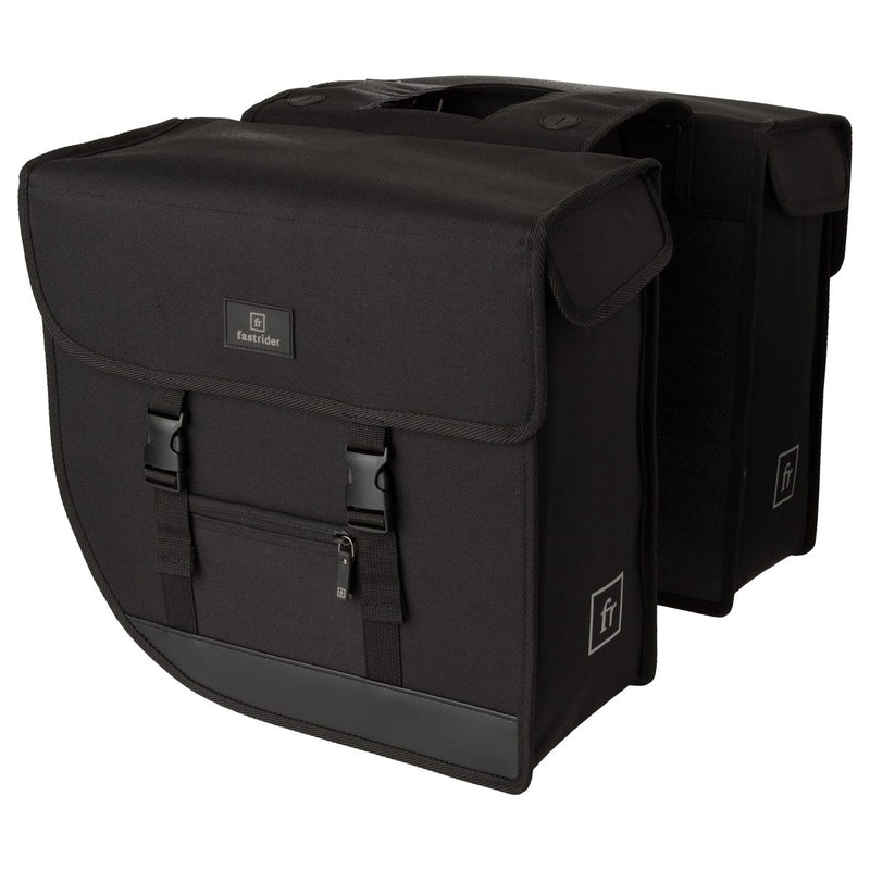 Fastrider Bodyl Hybrid Doppel-Fahrradtasche Basics Large Schwarz – 20113100-000