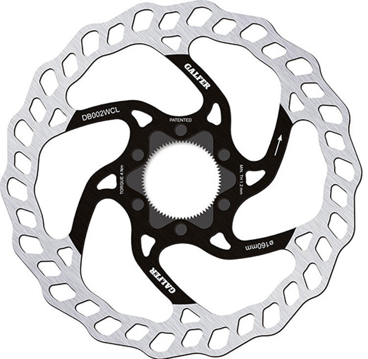 Galfer Bike Wave® fester MTB-Centerlock-Scheibenrotor