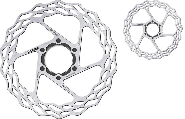 Galfer Bike Wave® fester Rennrad-Centerlock-Scheibenrotor