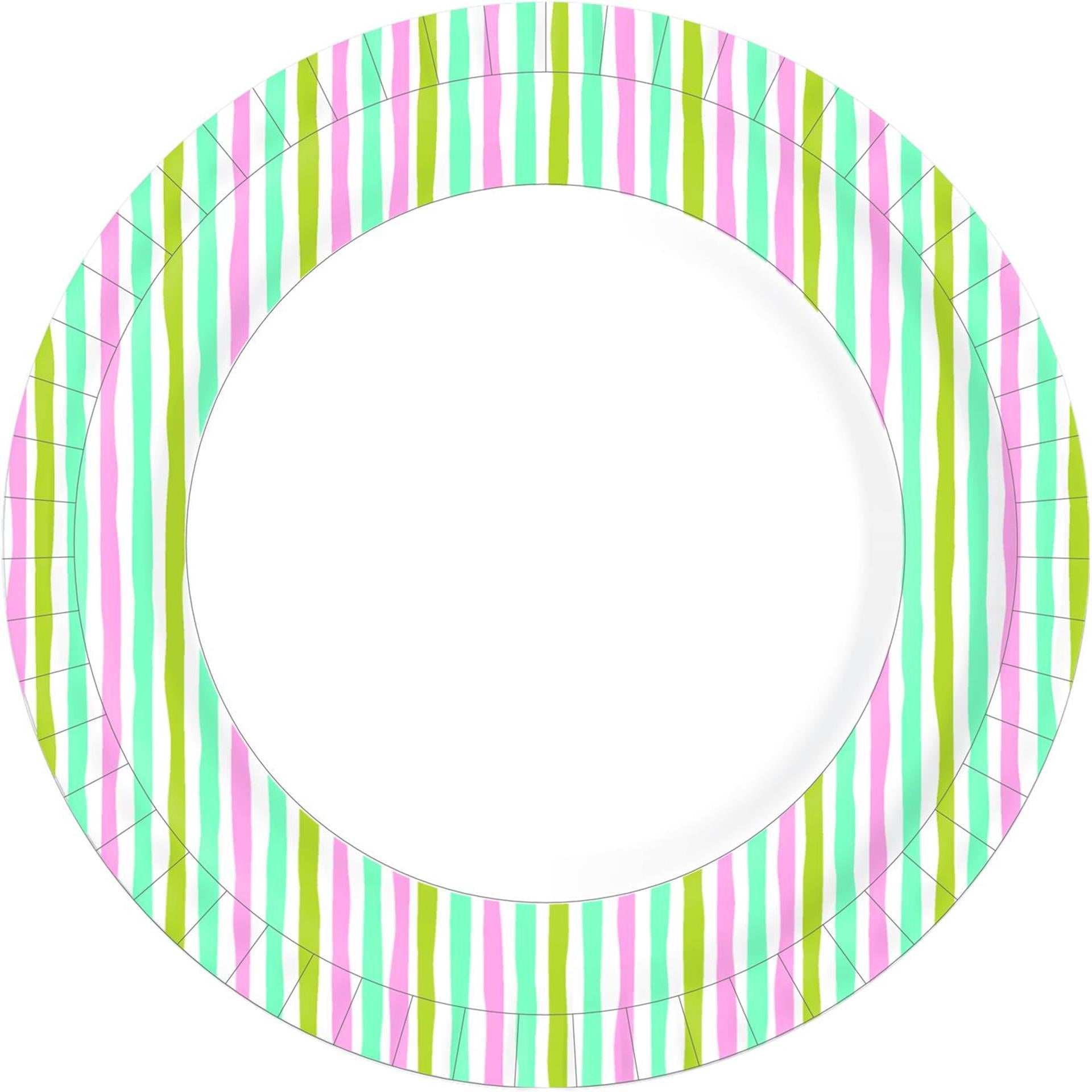 Zeichen Streifen Multi 22 cm 10 Stück