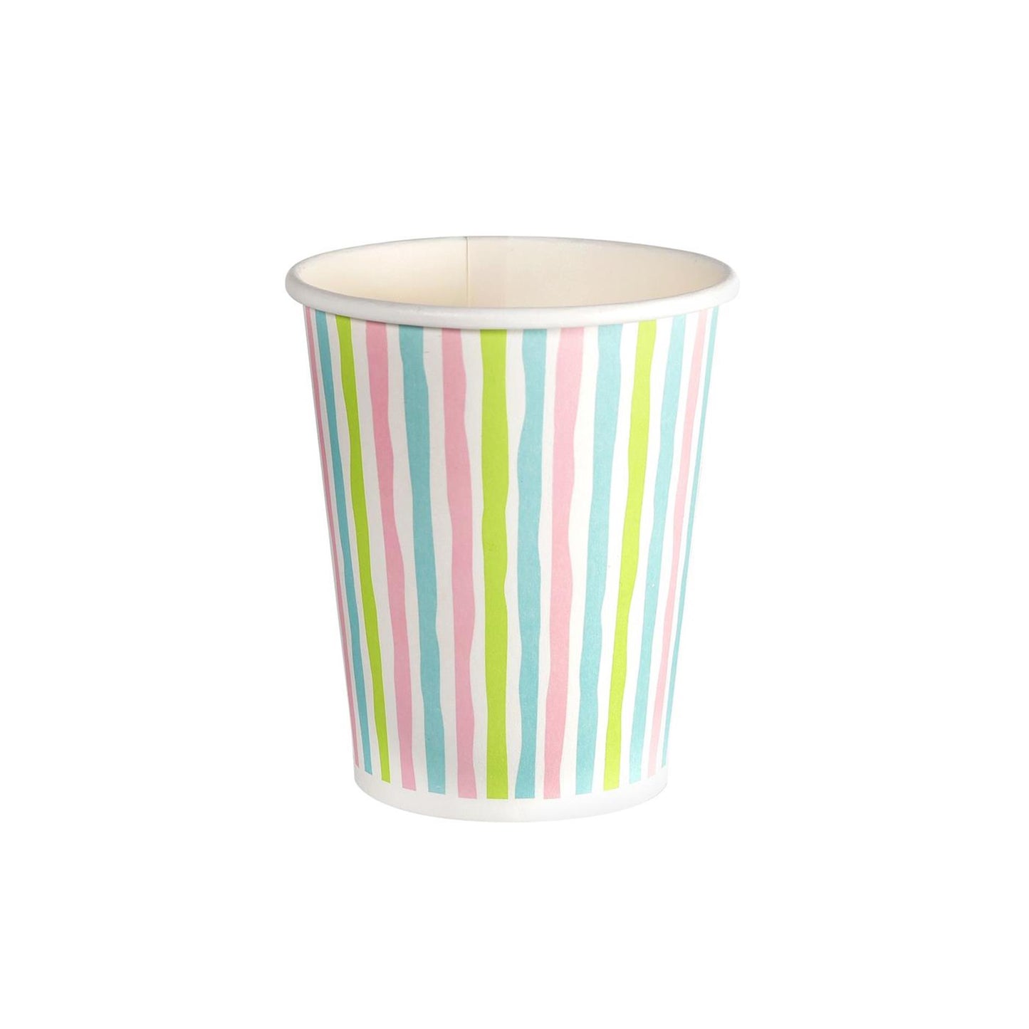 Tassen Streifen multi 24 cl 10 Teile