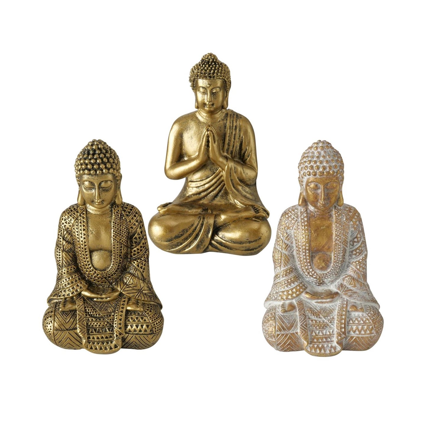 Boltze Home Buddha Polyresin H10cm