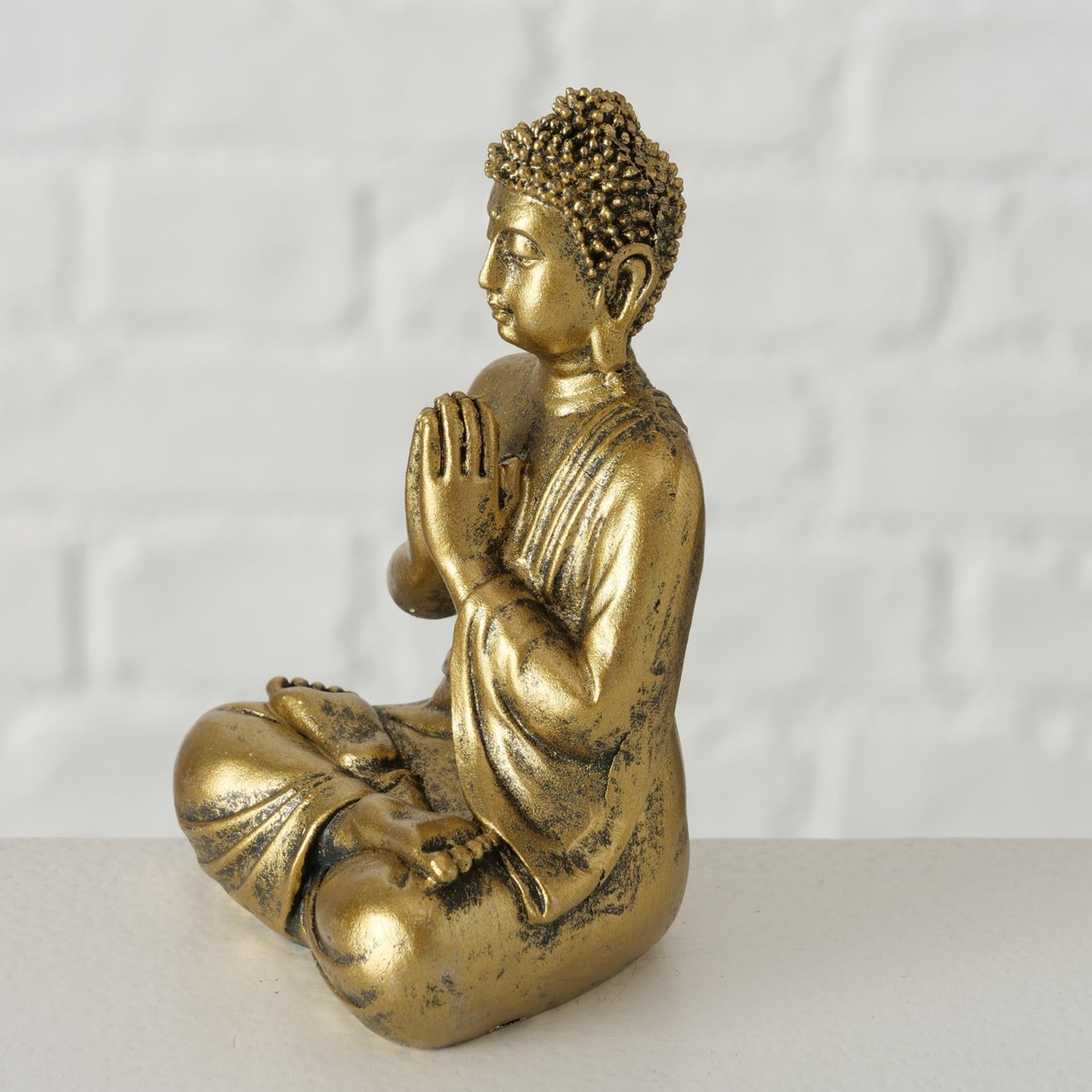 Boltze Home Buddha Polyresin H10cm