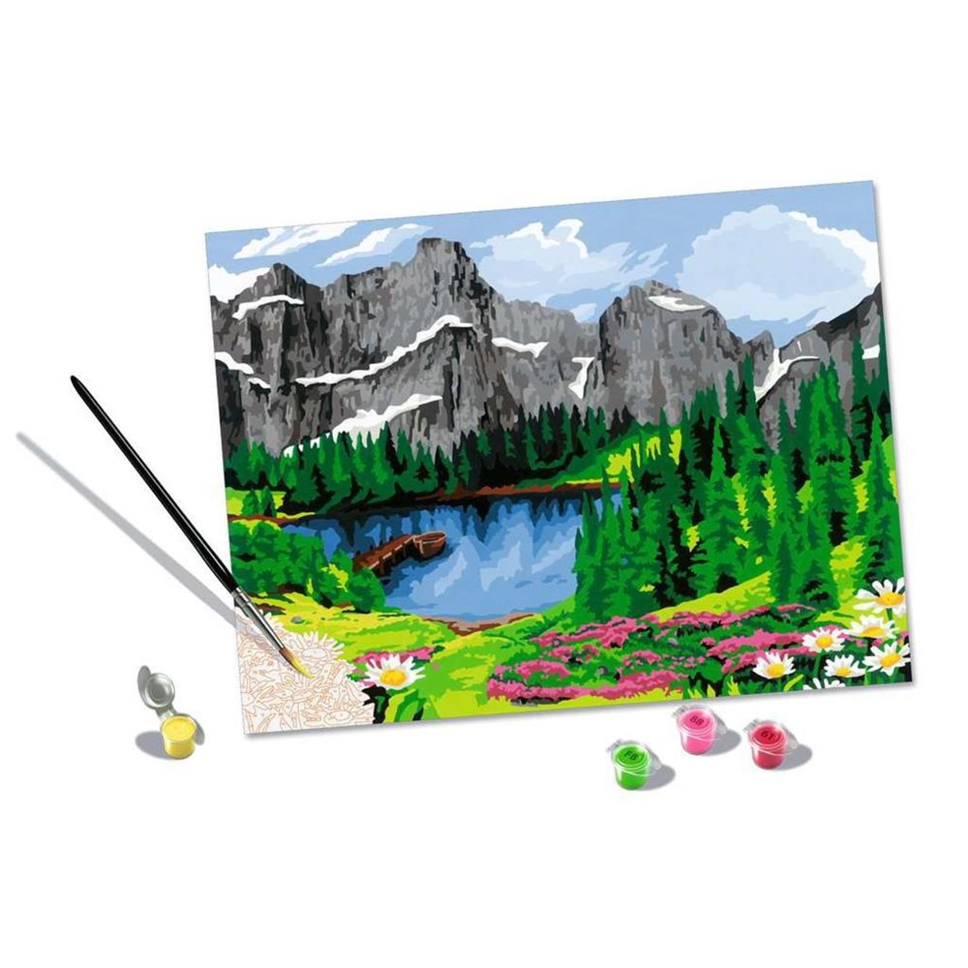 Ravensburger Kreart Gemälde auf Nummer Mountain View