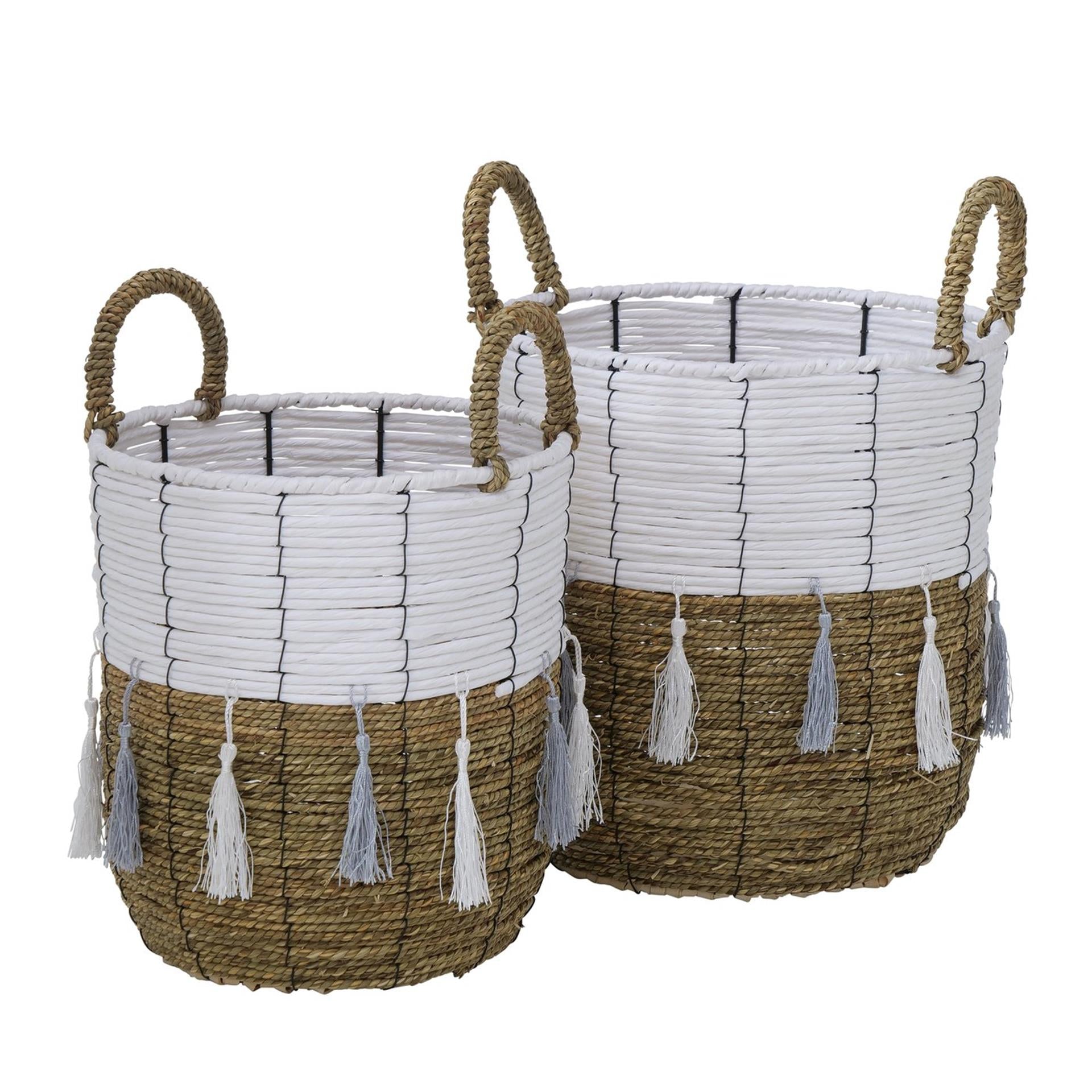 Boltze Heimkorb Raola Set a 2tlg ø26xh28 ø30xh31cm