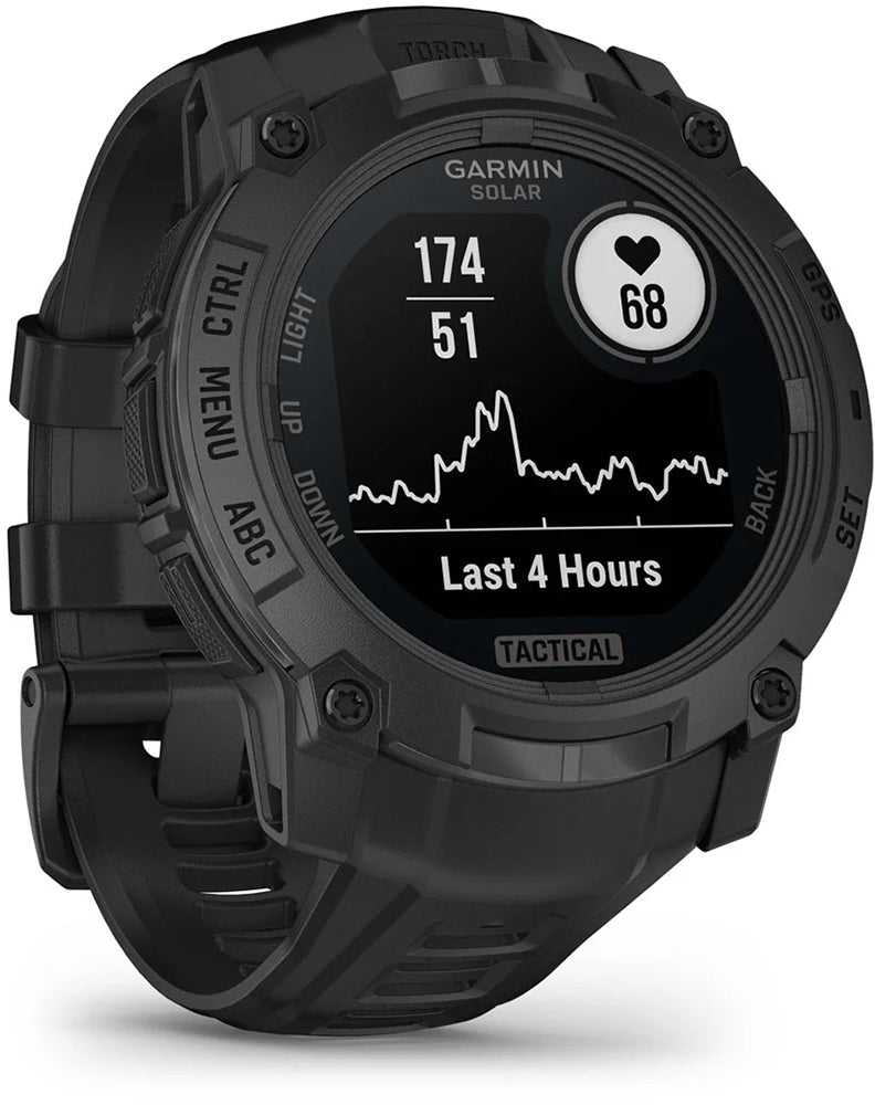 Garmin instinct® 3 Solar 50 mm Tactical Edition – GPS-Multisport-Smartwatch