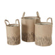 Boltze Heimkorb-Set Jute 3-teilig