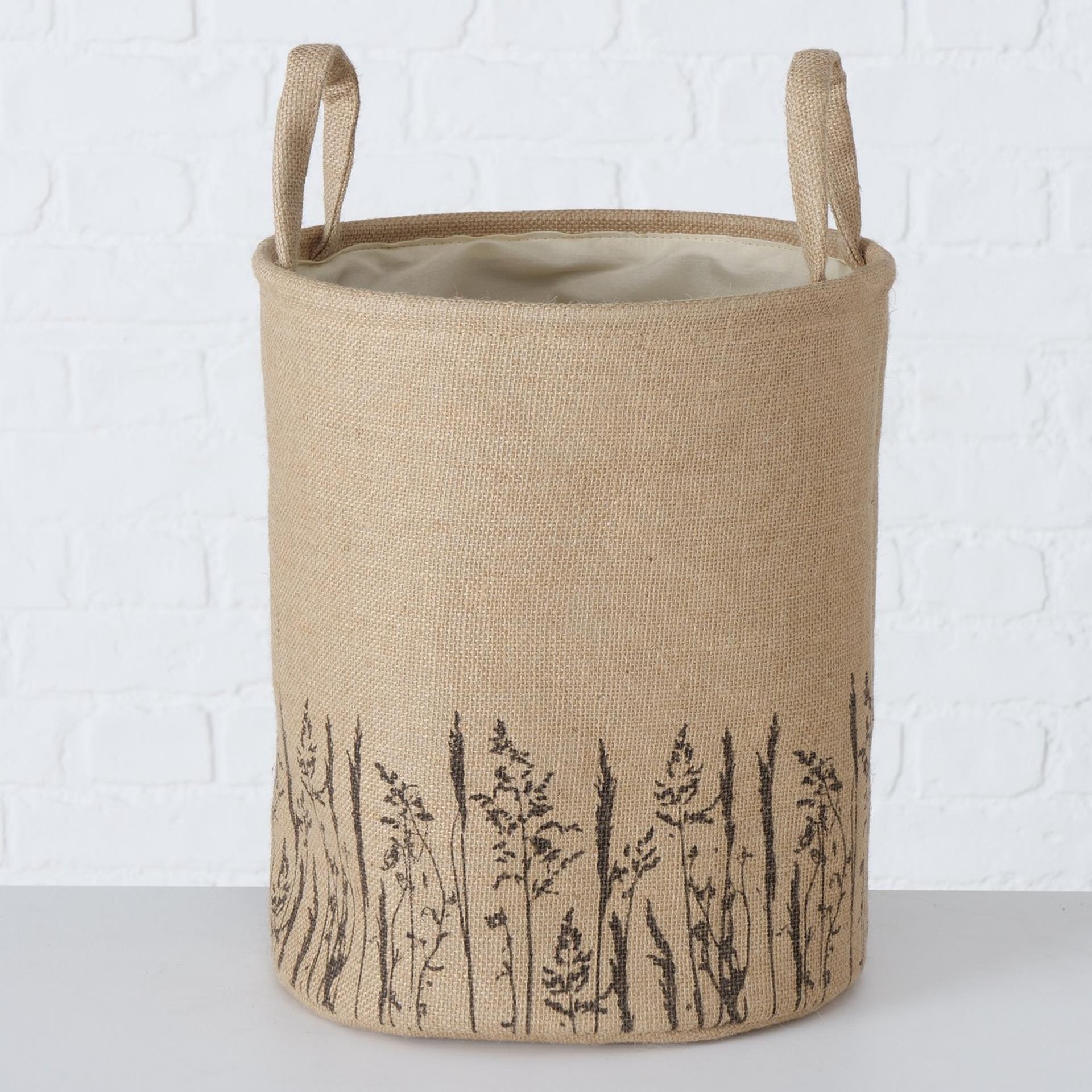 Boltze Heimkorb-Set Jute 3-teilig