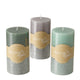 Boltze Home Stumpenkerze Mariza ø7xh13cm, grau