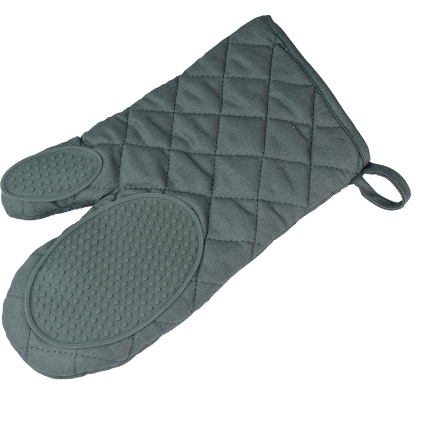 Wicotex Ofenhandschuh mit Silikongriff grau