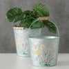 Boltze Home Eimer Floriana Set a 2tlg. h15 20cm