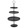 Boltze Home Etagere Samona Metall ø30x60cm mattschwarz