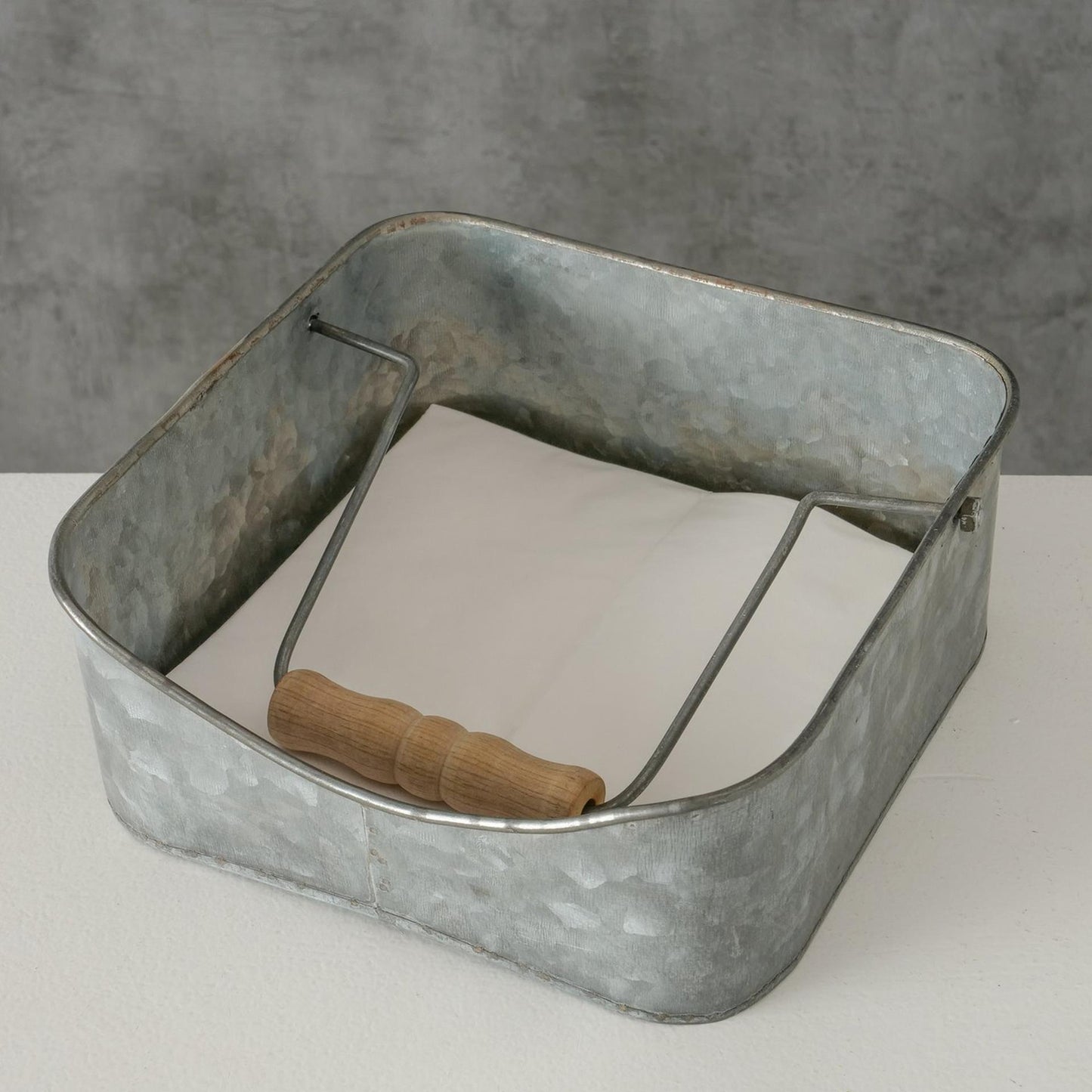 Boltze Home Serviettenhalter Jackson Zink 18x18x7cm