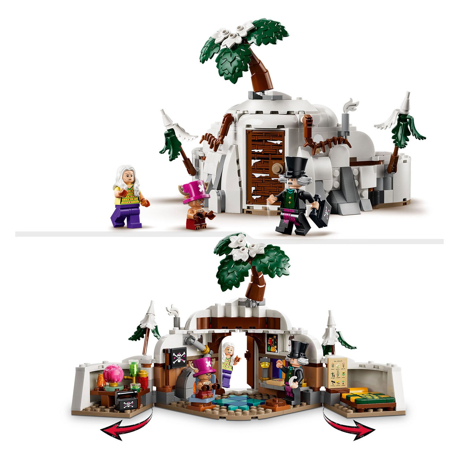 Lego One Piece The Lair of Dr. Hiriluk Pirates Bausatz für Kinder 75641