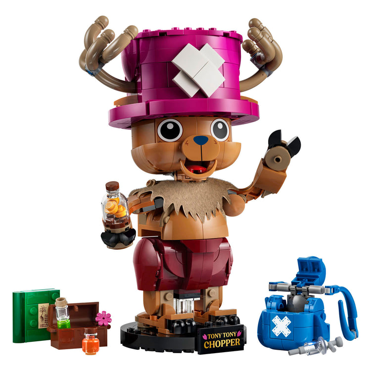 Lego One Piece Tony Tony Chopper One Piece Merch, Piratenspielzeug für Kinder 75643