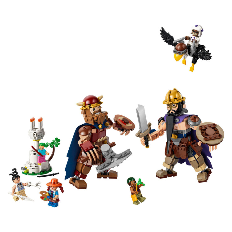 Lego One Piece Dorry vs. Brogy – Giganten unter den kleinen Piratenspielzeugen für Kinder 75644