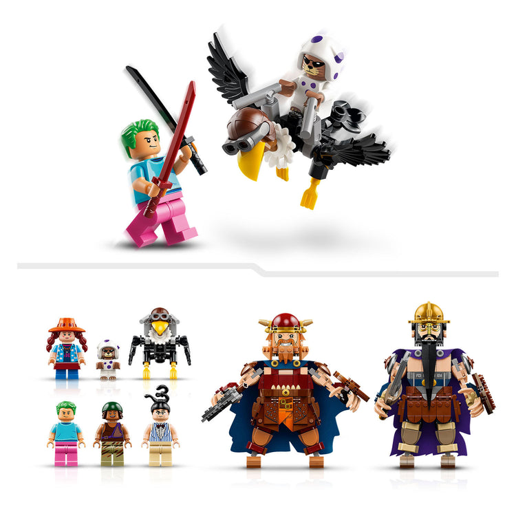 Lego One Piece Dorry vs. Brogy – Giganten unter den kleinen Piratenspielzeugen für Kinder 75644