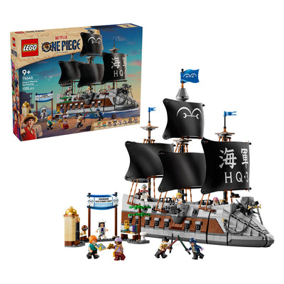 Lego One Piece, das Schlachtschiff der Garp-Piraten, Spielzeug für Kinder 75646