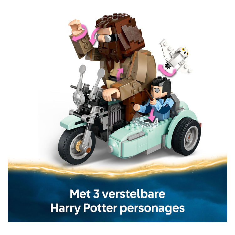 LEGO 76443 Harry Potter Hagrid und Harrys Fahrt mit dem Motorrad