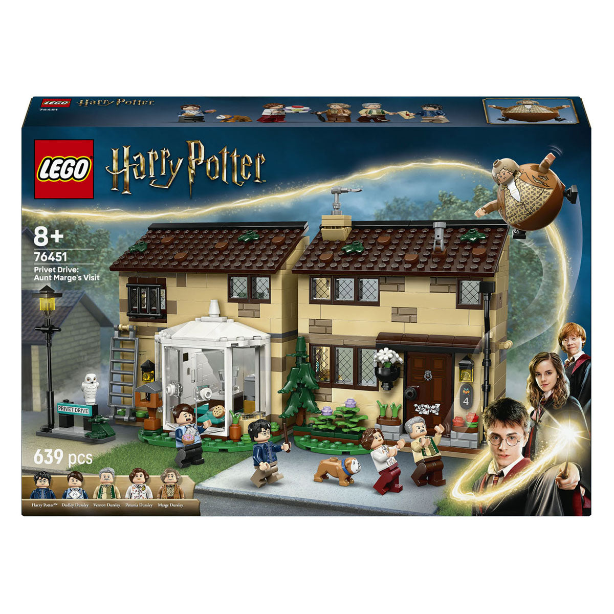 Lego Harry Potter 76451 Ligusterlaan Besuch von Tante Margot