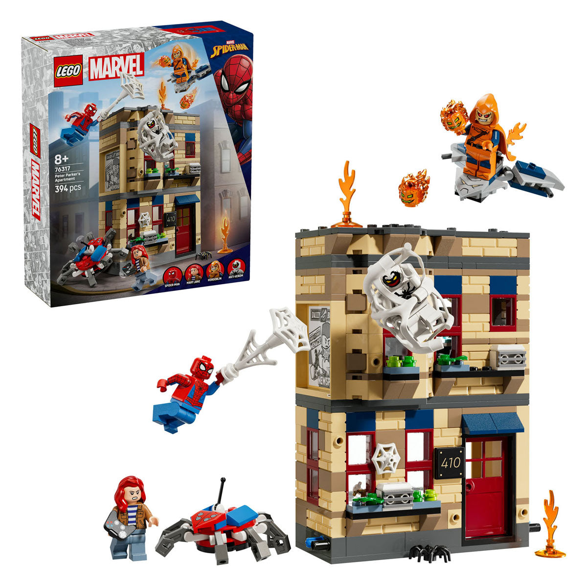 Lego Marvel 76317 Peter Parkers Apartment