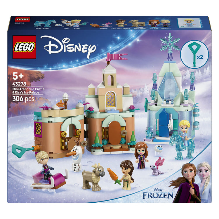 Lego Disney Princess 43278 Mini-Schloss Arendelle und Elsas Eispalast
