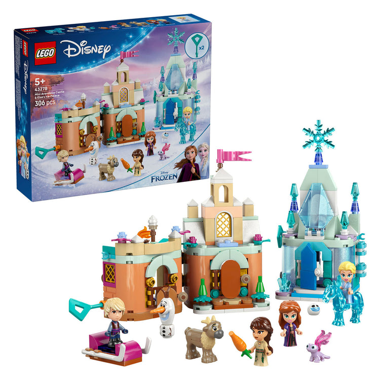 Lego Disney Princess 43278 Mini-Schloss Arendelle und Elsas Eispalast