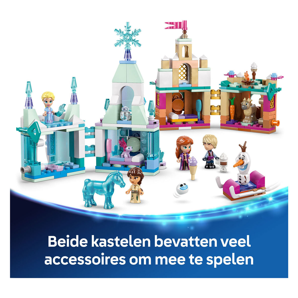 Lego Disney Princess 43278 Mini-Schloss Arendelle und Elsas Eispalast