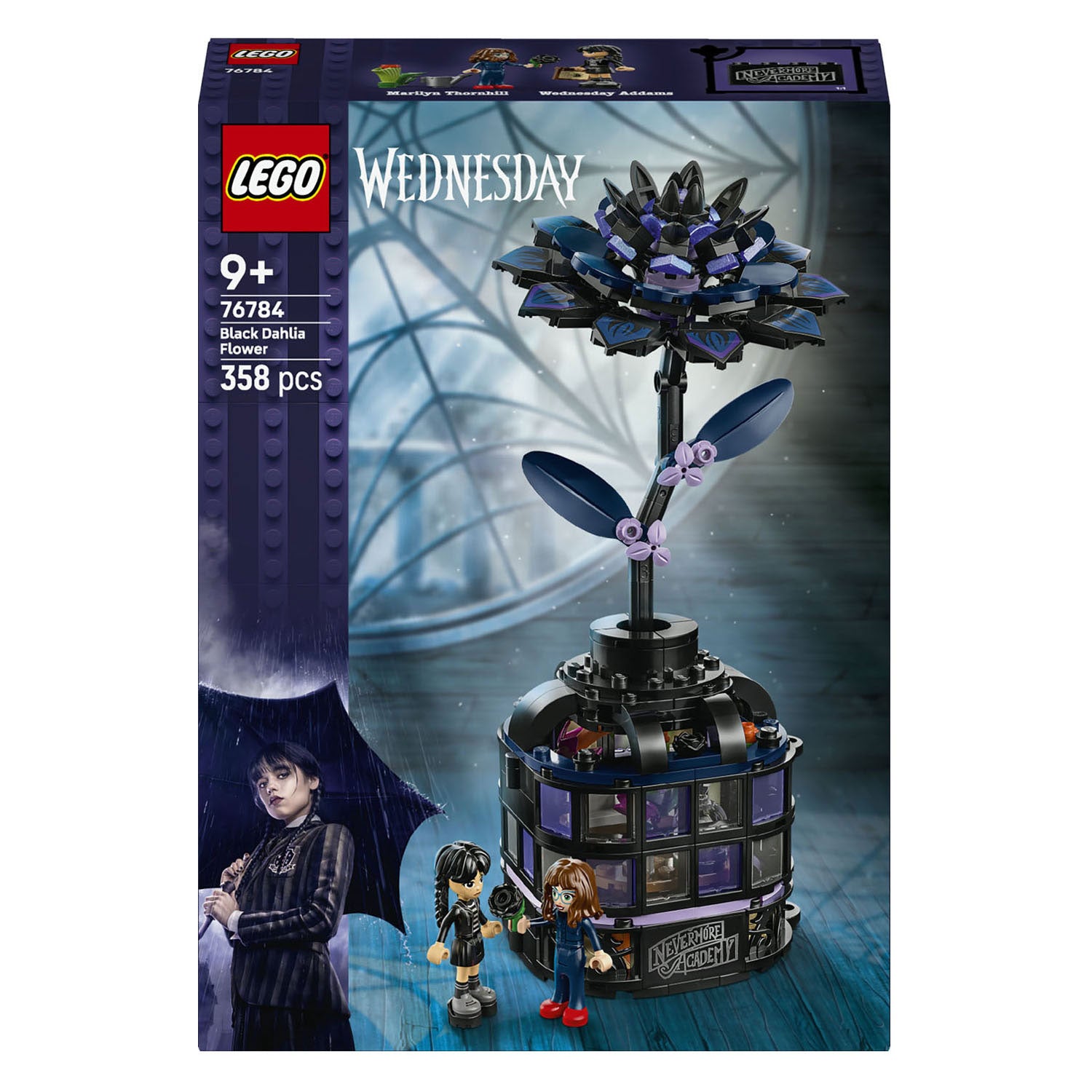 Lego 76784 Mittwoch, schwarze Dahlie