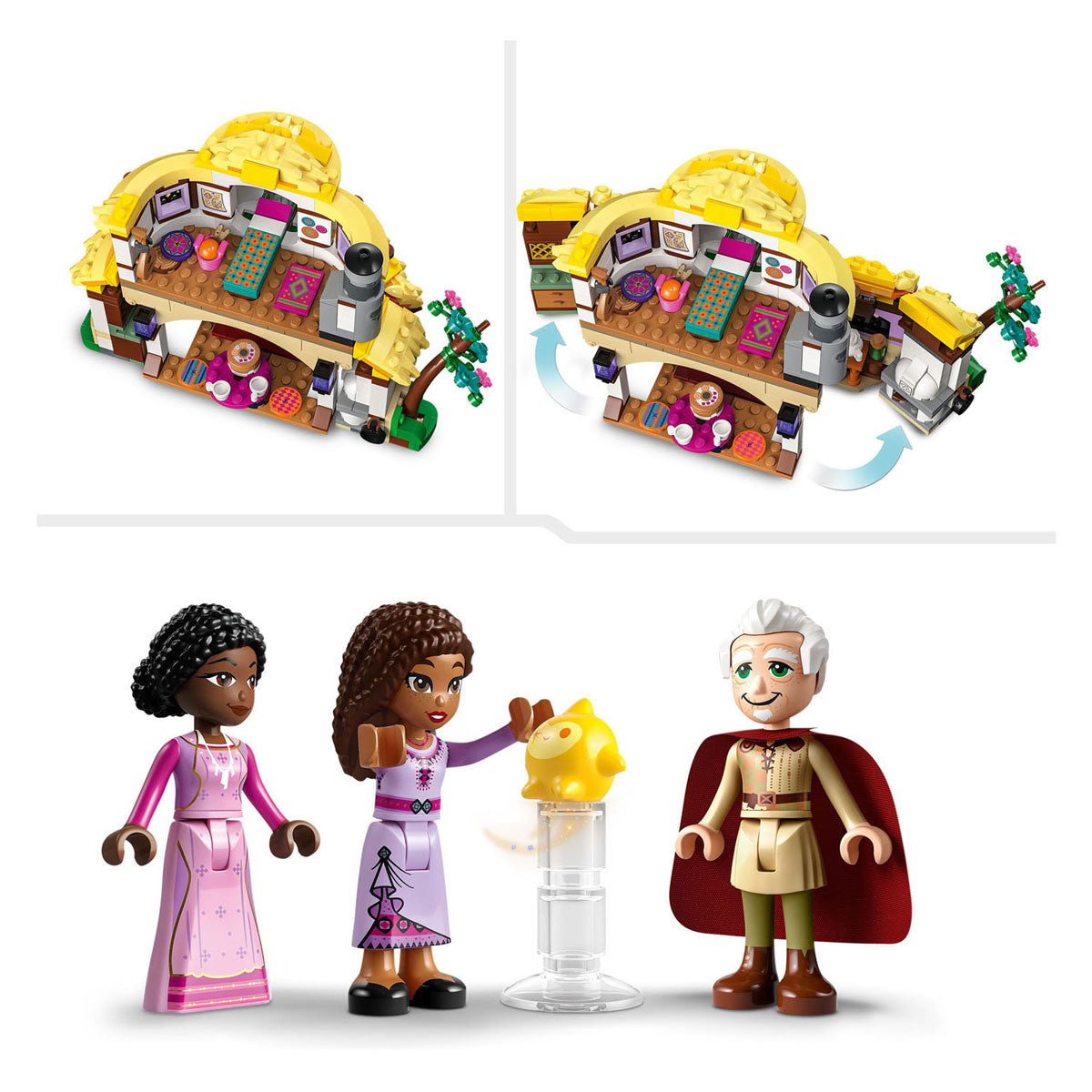 Lego Disney - Ashas Haus-Konstruktionsspielzeug (43231)