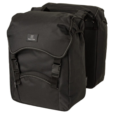 Fastrider Unibag Traffic Doppel-Fahrradtasche Basics schwarz
