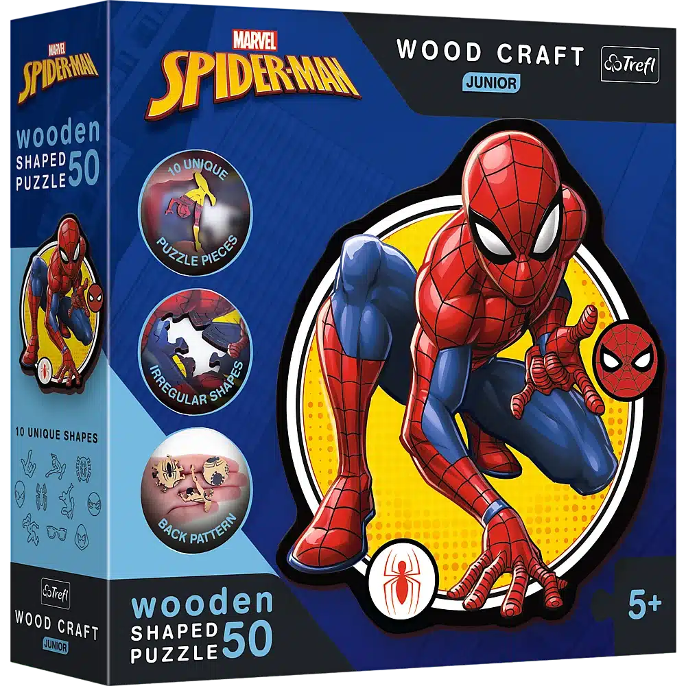 Trefl Houten Spiderman Junior Marvel Puzzle 50 Teile