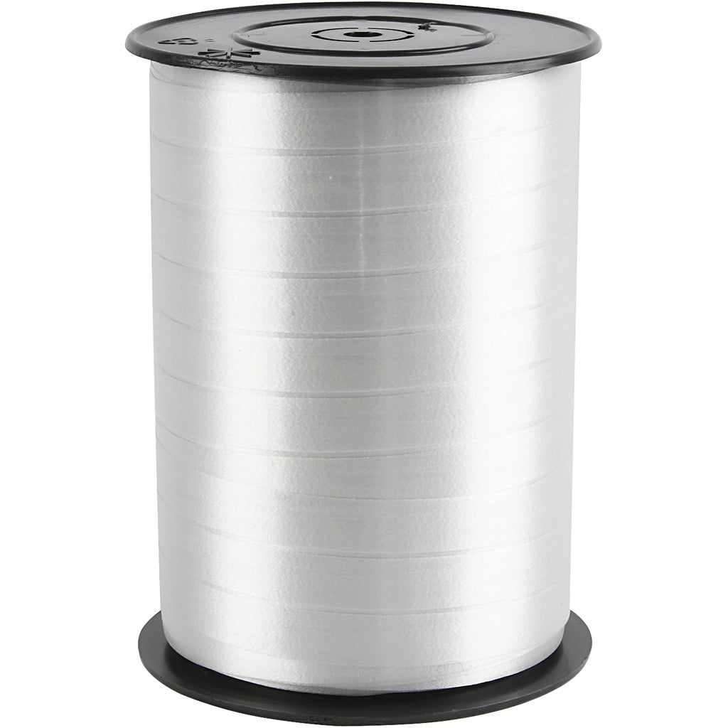 Creativ Company Geschenkband Silber Metallic, 250m