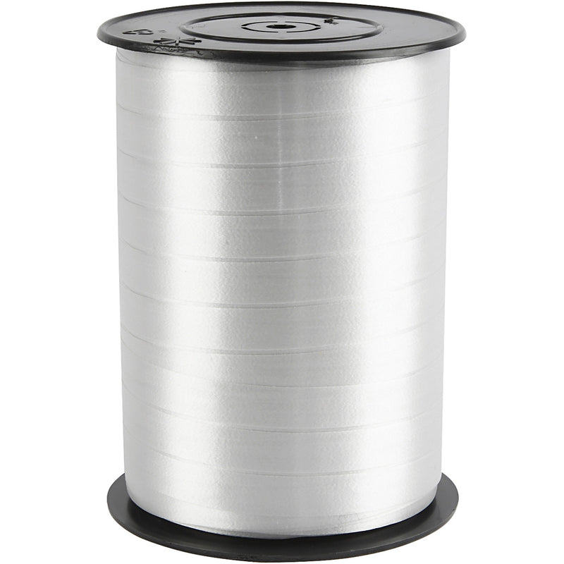 Creativ Company Geschenkband Silber Metallic, 250m