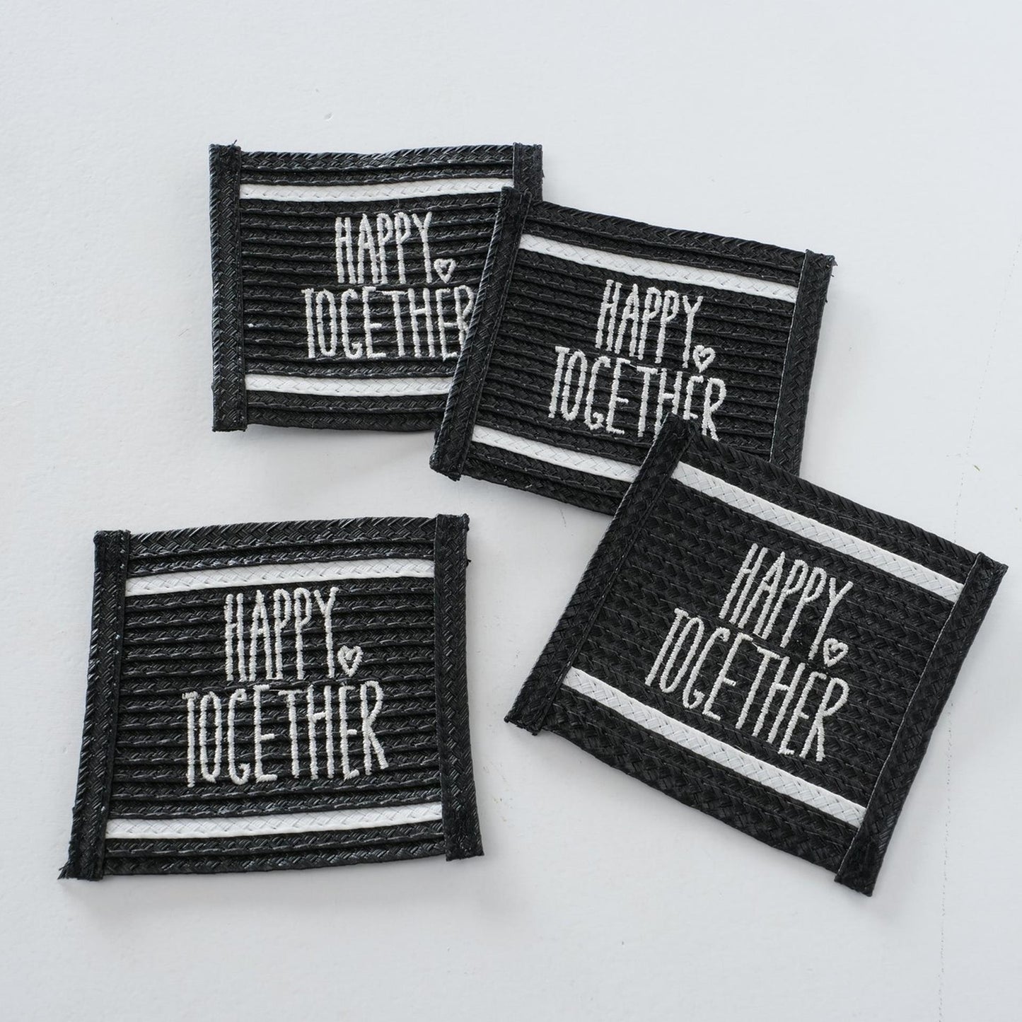 Boltze Home Untersetzer-Set Stappa 10x10cm 4-tlg