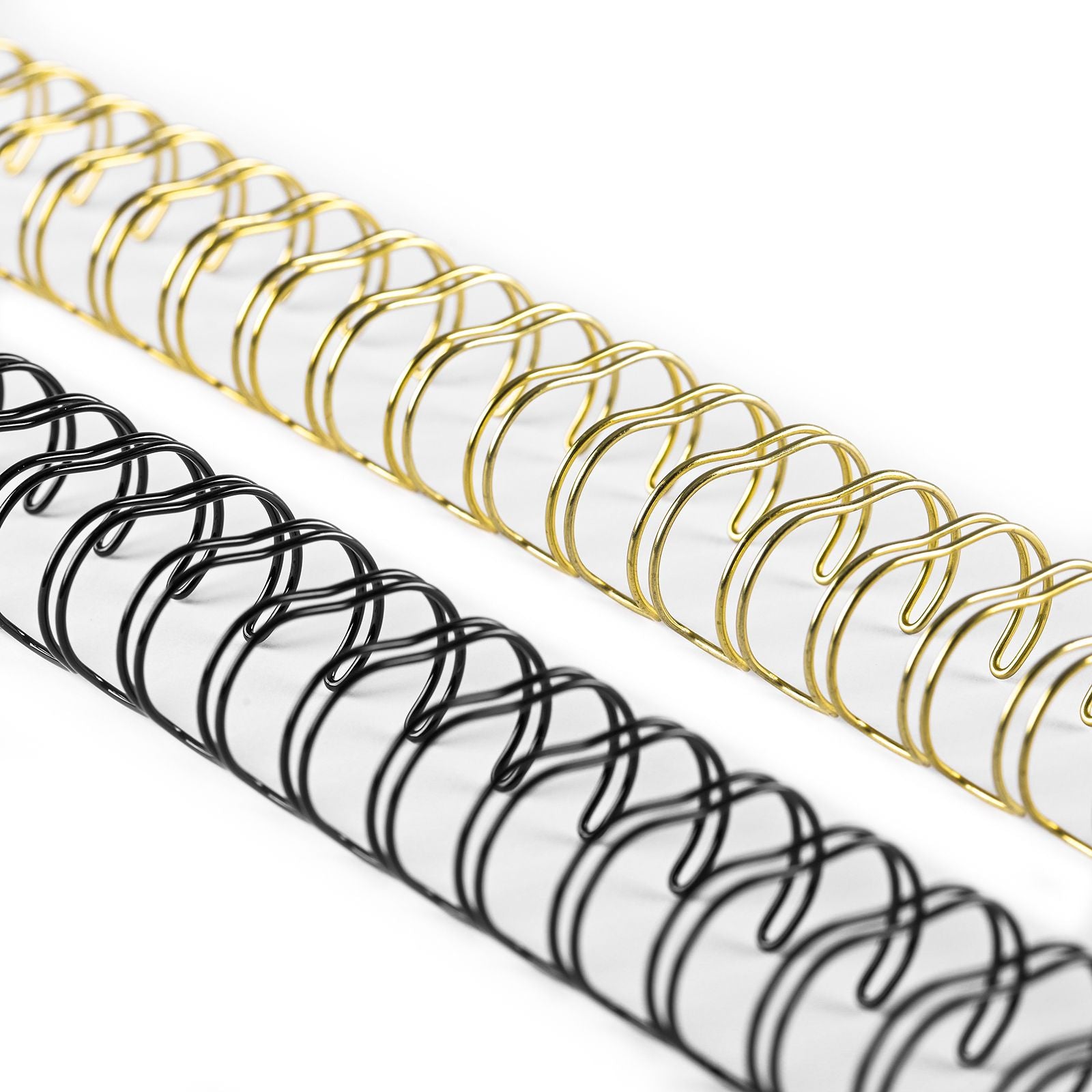 Vaessen creative • Bind Easy Metallkämme 16mm 2:1 Schwarzgold 8 Stk.