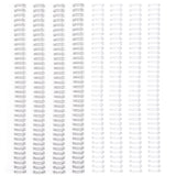 Vaessen creative • Bind Easy Metallkämme 13 mm 3:1 Weiß Silber 8 Stk. - afbeelding 1