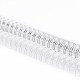 Vaessen creative • Bind Easy Metallkämme 13 mm 3:1 Weiß Silber 8 Stk. - afbeelding 2