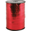 Geschenkband, B: 10 mm, glänzend, rot metallic, 250 m 1 Rolle