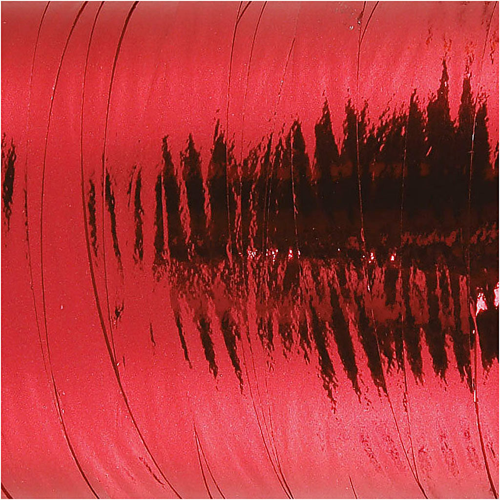 Geschenkband, B: 10 mm, glänzend, rot metallic, 250 m 1 Rolle