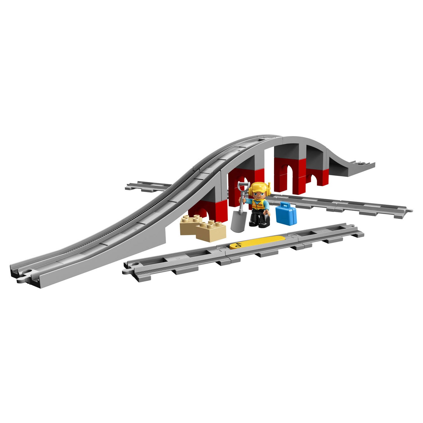 Lego Duplo Lego Duplo 10872 Trach Broup and Rails