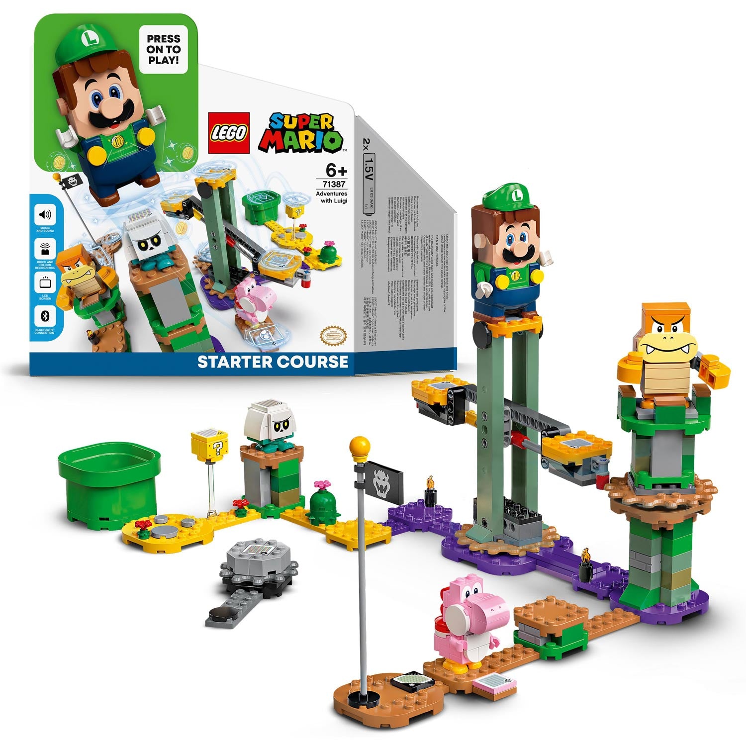 LEGO LEGO Super Mario 71387 Abenteuer mit Luigi Startset