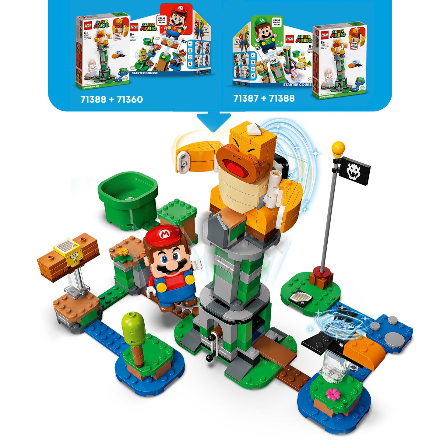 Lego Super Mario 71388 Erweiterungsset: Bosskampf