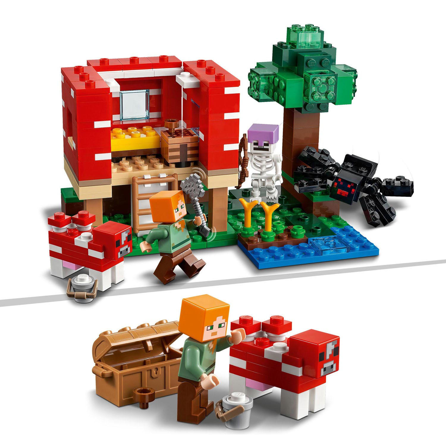 Lego LEGO Minecraft 21179 Das Pilzhaus